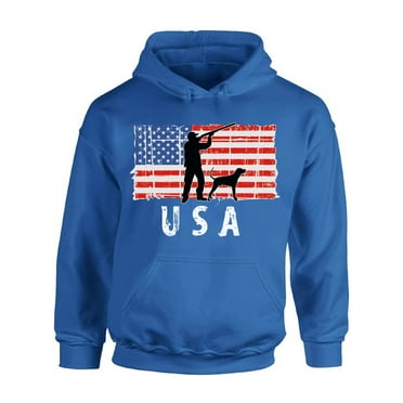 USA American Flag Patriotic Classic Pullover Hoodie Long Sleeve Hooded for July Forth Independence Day Mens Sweatshirt 